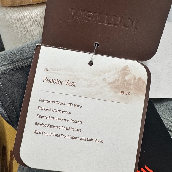 Men's Marmot Reactor Fleece Vest Gray Size Large - Picture 12 of 13